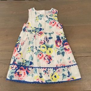 Baby Boden Floral Cotton Dress